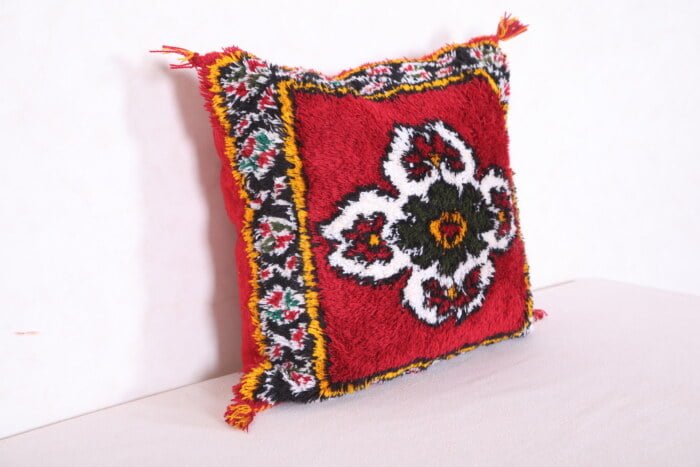 Vintage moroccan pillow 17.7 INCHES X 17.7 INCHES