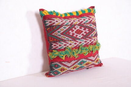 striped moroccan pillow 17.3 INCHES X 17.7 INCHES