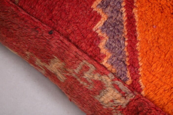 Vintage kilim pouf 24’’ X 24” X 7.8’’