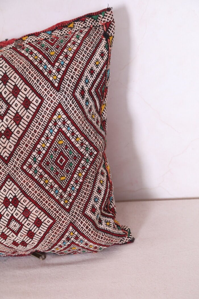 striped Moroccan pillow 16.5 INCHES X 20.4 INCHES