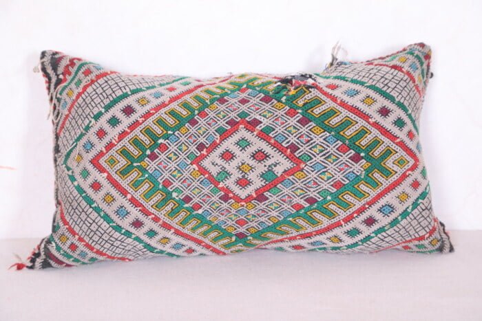 Kilim moroccan pillow 12.5 INCHES X 22 INCHES