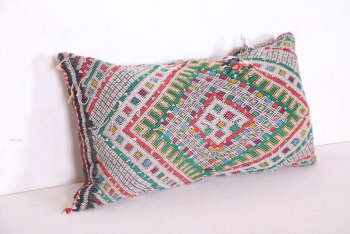 Kilim moroccan pillow 12.5 INCHES X 22 INCHES