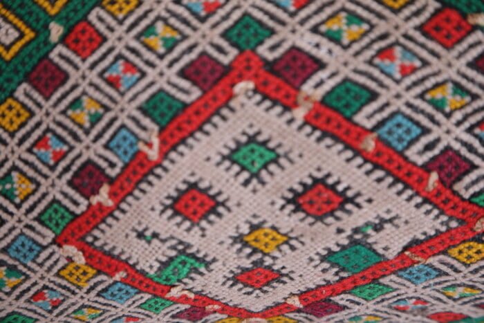 Kilim moroccan pillow 12.5 INCHES X 22 INCHES