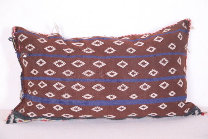 Kilim moroccan pillow 12.5 INCHES X 22 INCHES