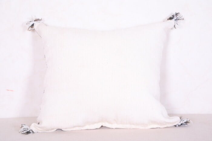 Handmade moroccan pillow 16.9 INCHES X 19.2 INCHES