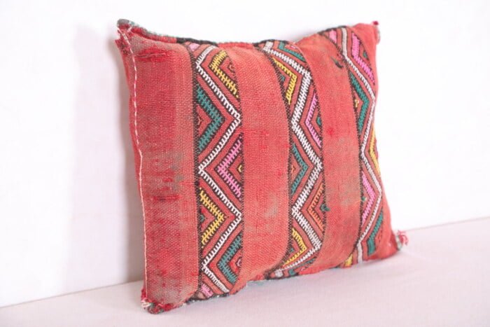 striped moroccan pillow 14.9 INCHES X 16.5 INCHES