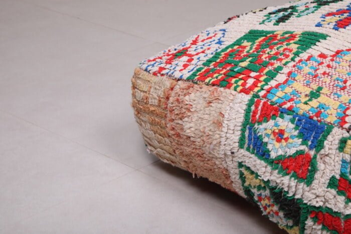 Handmade kilim pouf 24’’ X 24” X 7.8’’