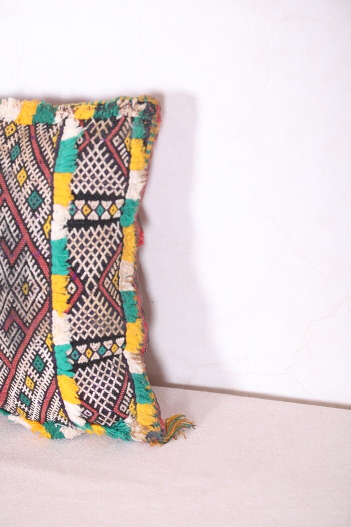 Kilim moroccan pillow 13.3 INCHES X 14.9 INCHES