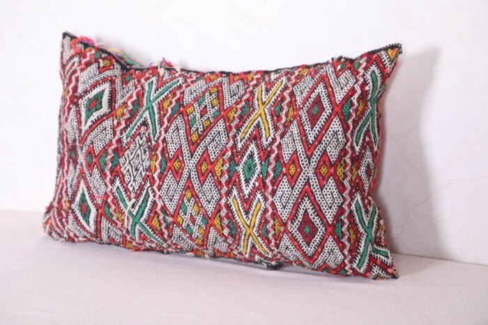 Moroccan pillow beni ourain 14.9 INCHES X 25.5 INCHES