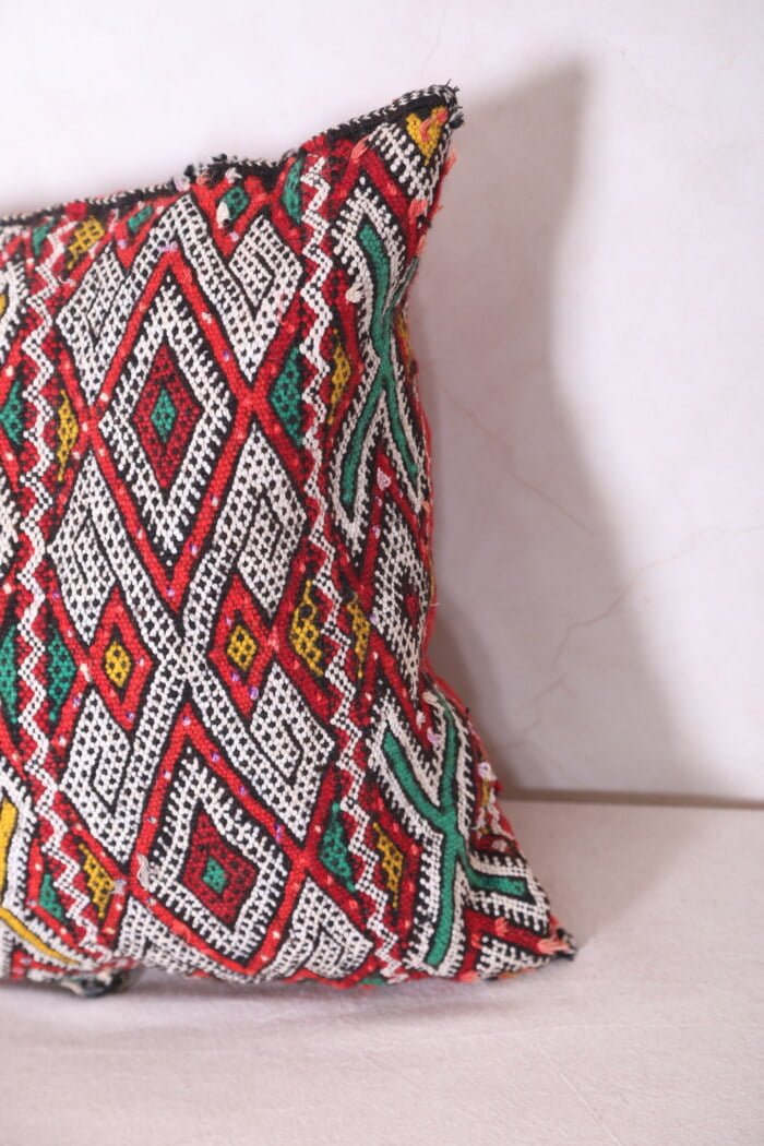 Moroccan pillow beni ourain 14.9 INCHES X 25.5 INCHES