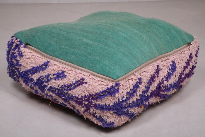 Handmade kilim pouf 24’’ X 24” X 7.8’’