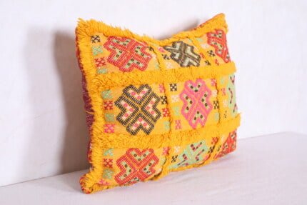 striped moroccan pillow 14.1 INCHES X 18.1 INCHES