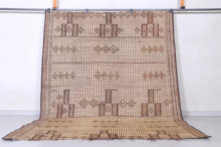 Vintage tuareg rug 6.8 X 9.4 feet