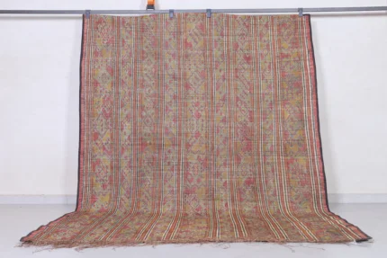 Moroccan african rug decorated 6.3 X 8.5 feet