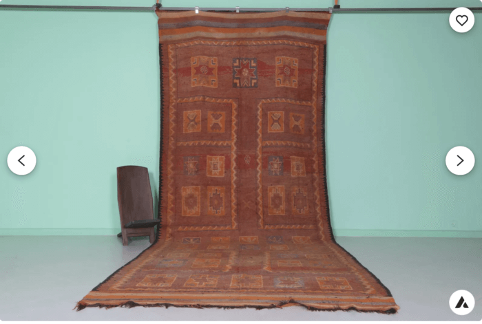 vintage moroccan rug